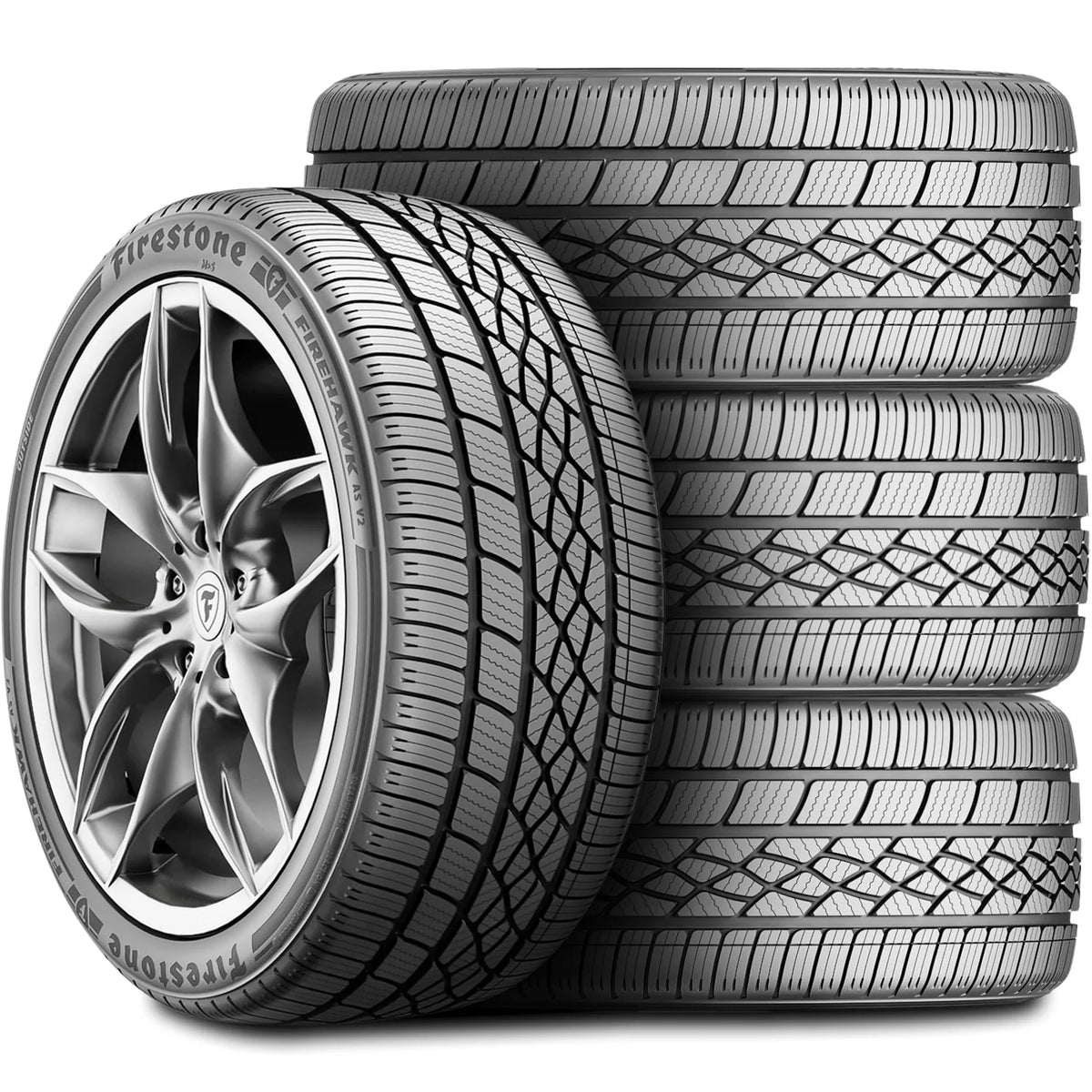 Firestone FireHawk A/S V2 All Season 235/40R19 96V XL Passenger Tire Fits: 2014-20 Ford Fusion Titanium, 2018 Honda Accord EX-L
