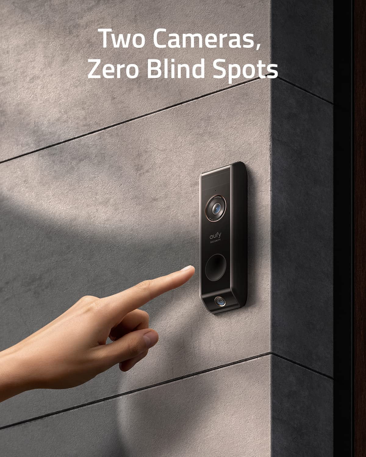 Anker eufy Security 2K HD Wireless Video Doorbell Dual Camera with Homebase ,Dual Motion Detection