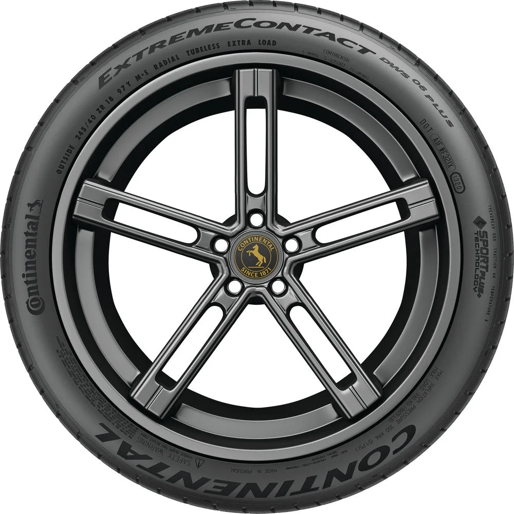Set of 4 Continental ExtremeContact DWS06 PLUS 225/40ZR18XL 92Y Tires 2254018 225 40 18