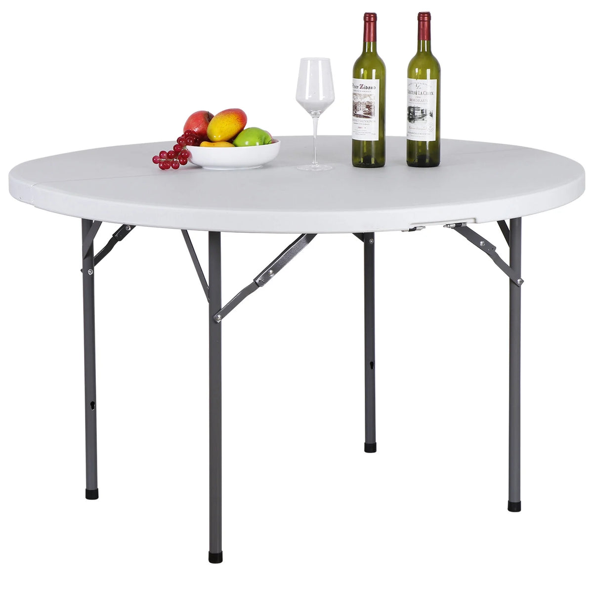 HXYHJ 3/4/6/8 FT Plastic Folding Tables - Ultra - Portable, Durable for Indoor & Outdoor Use - Ideal for Picnics, Camping, Parties and More-6 FT
