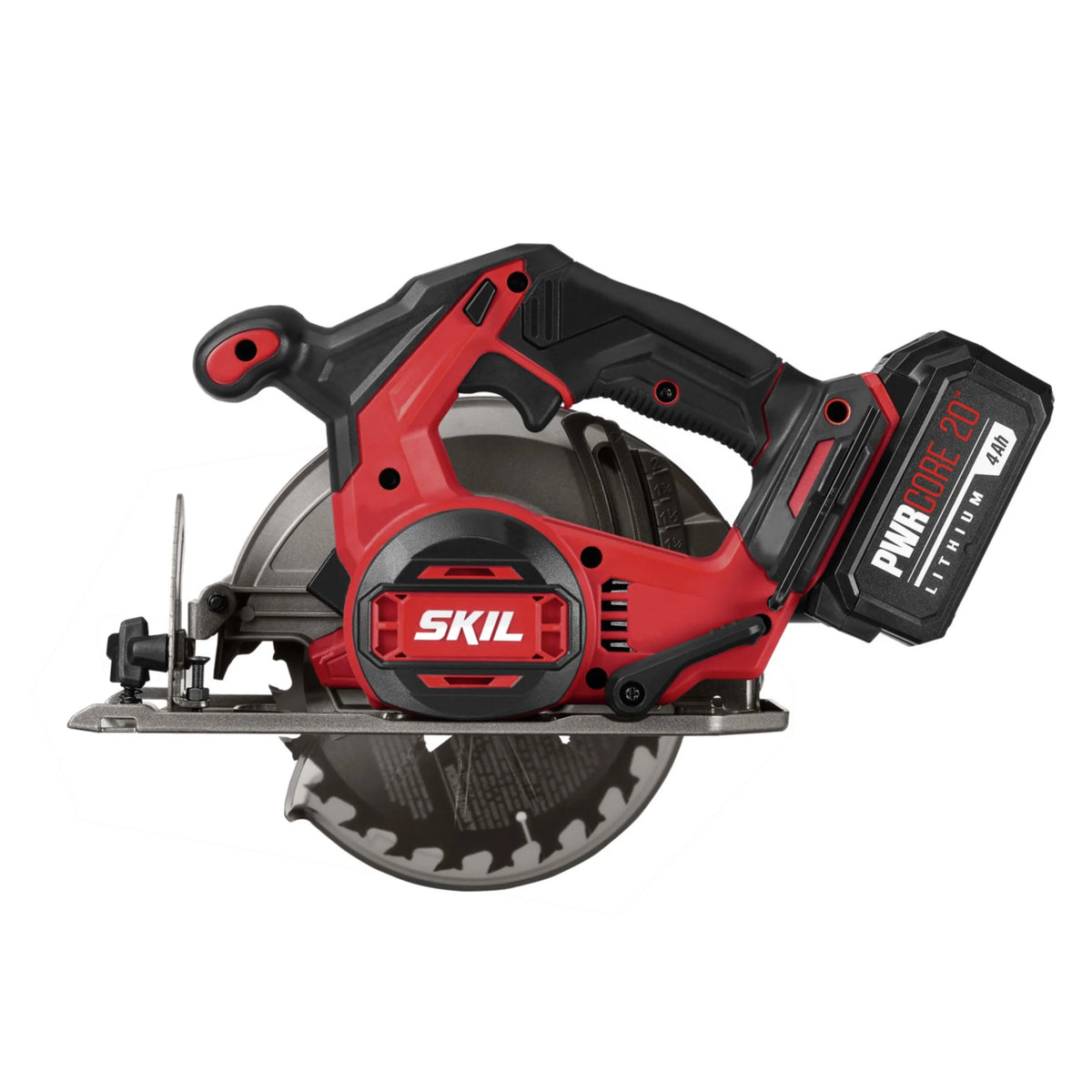 SKIL PWR CORE 20? Brushless 20-Volt 6-1/2'' Circular saw Kit with with 4.0 Ah Lithium Battery and PWR JUMP? Charger
