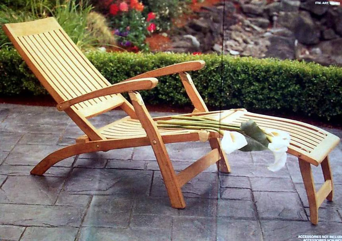 Wholesale Teak Custom Sunbrella Fabric Cushion, Water-Resistant, Steamer Lounger Cushion, Plain