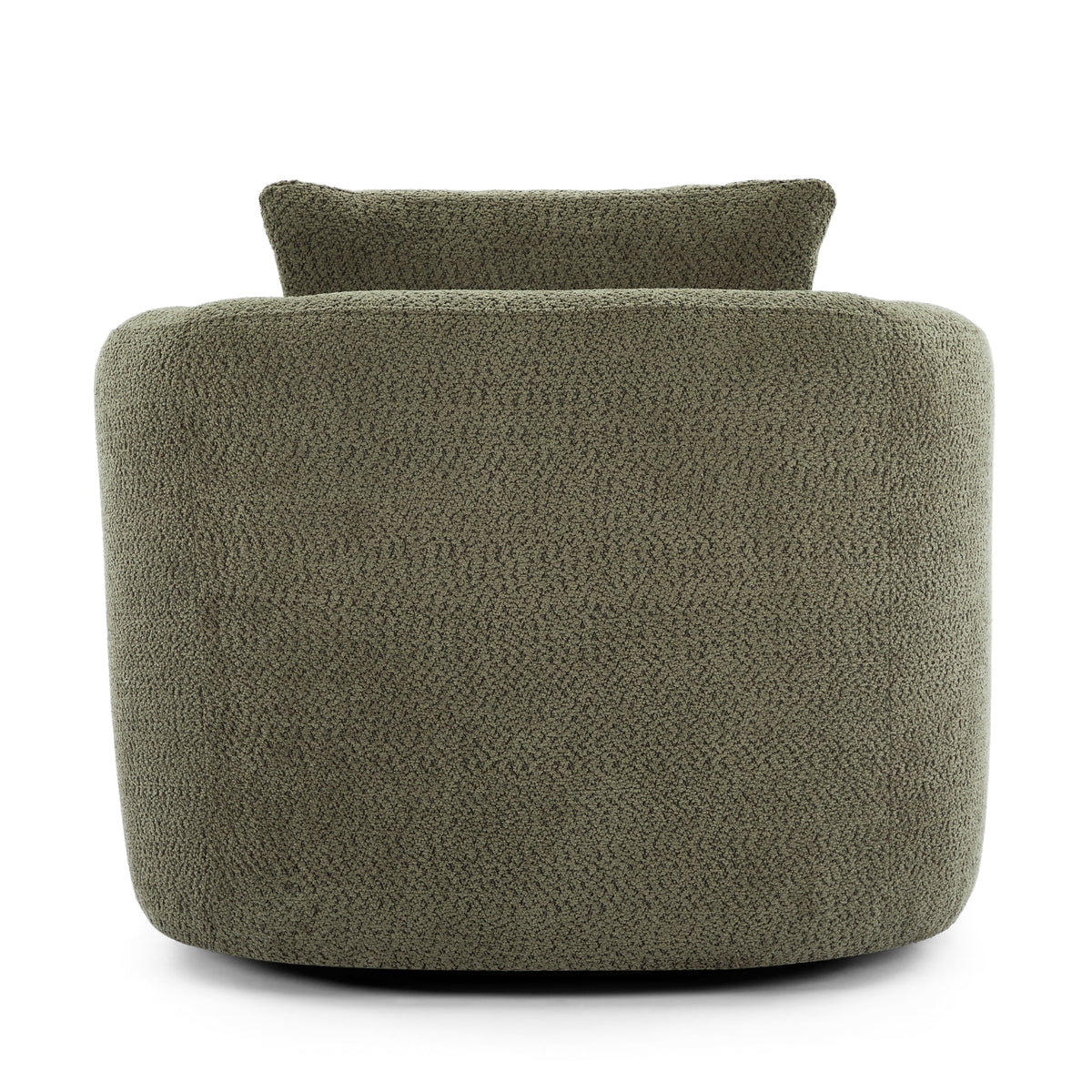 Harper & Bright Designs 360�� Swivel Accent Chair, Barrel Chair Swivel Upholstered Sofa Chair with Cushion for Living Room Office, Beige