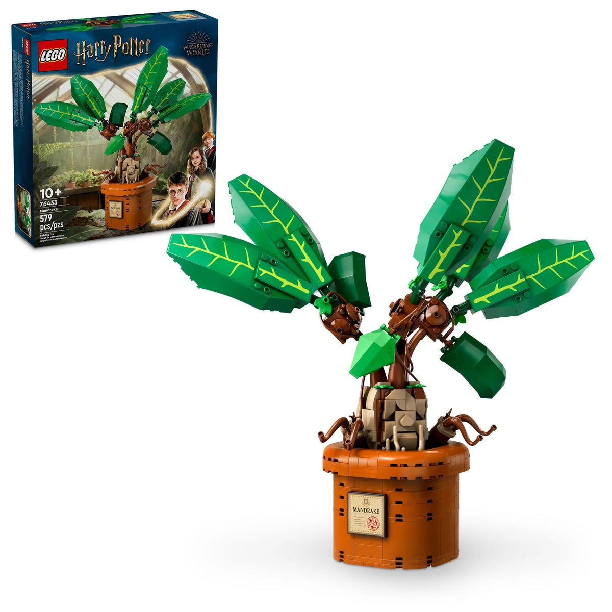 LEGO Harry Potter Chomping Monster Book of Monsters, Mandrake, and Sorting Hat
