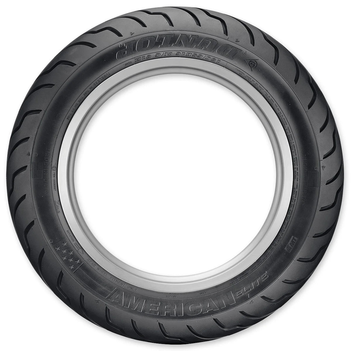 Dunlop American Elite Rear Motorcycle Tire 180/65B-16 (81H) Black Wall