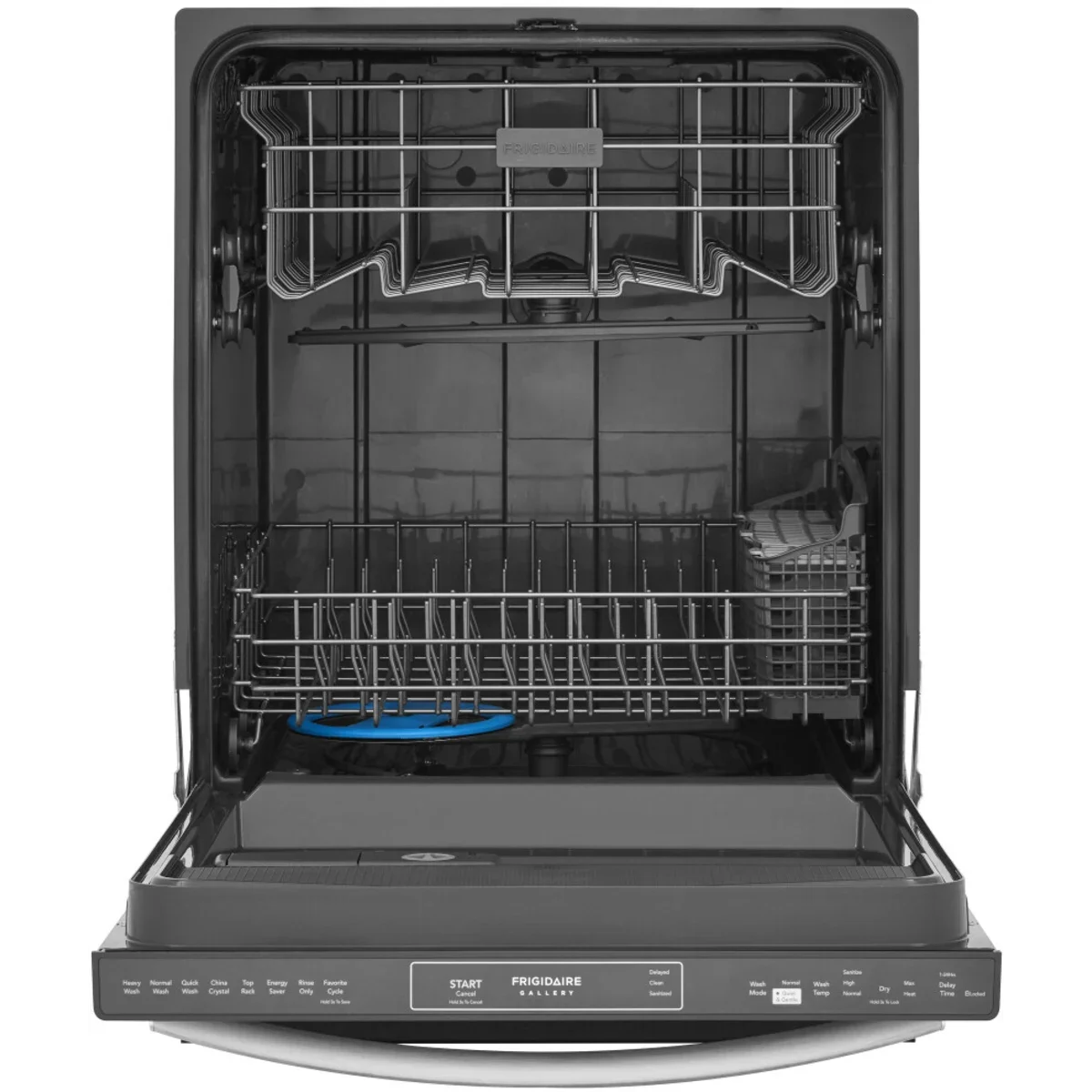 Frigidaire 24 Inch Fully Integrated Dishwasher with 14 Place Setting Capacity OrbitClean, DishSense, MaxDry Option, Quick Wash in Stainless Steel GDPH4525AF