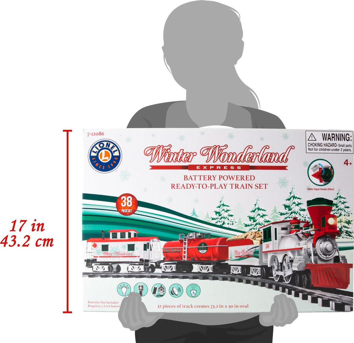 Winter Wonderland Battery Operated Train Set with Remote