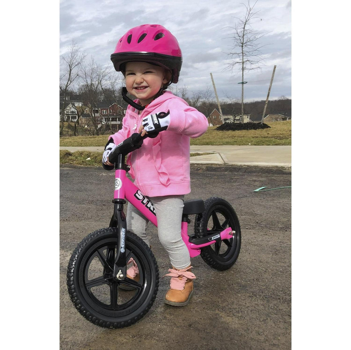 Strider - 12 Sport Balance Bike. Ages 1 to 4 Years - Pink