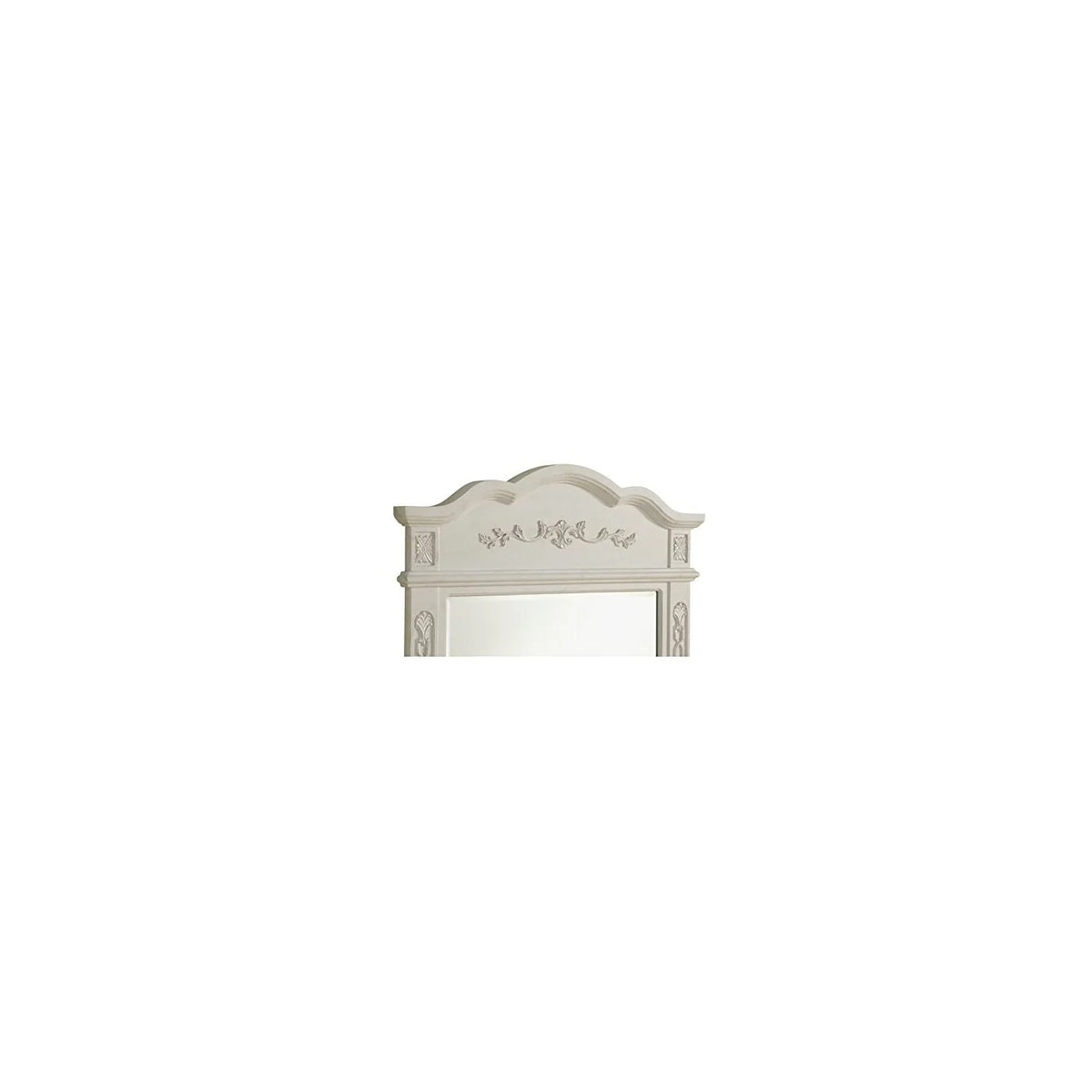 32 in. Traditional Mirror in Antique Beige