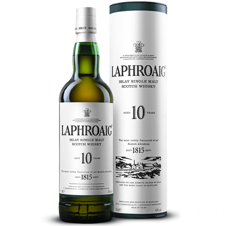 Laphroaig 10 Year Old Islay Single Malt Scotch Whiskey