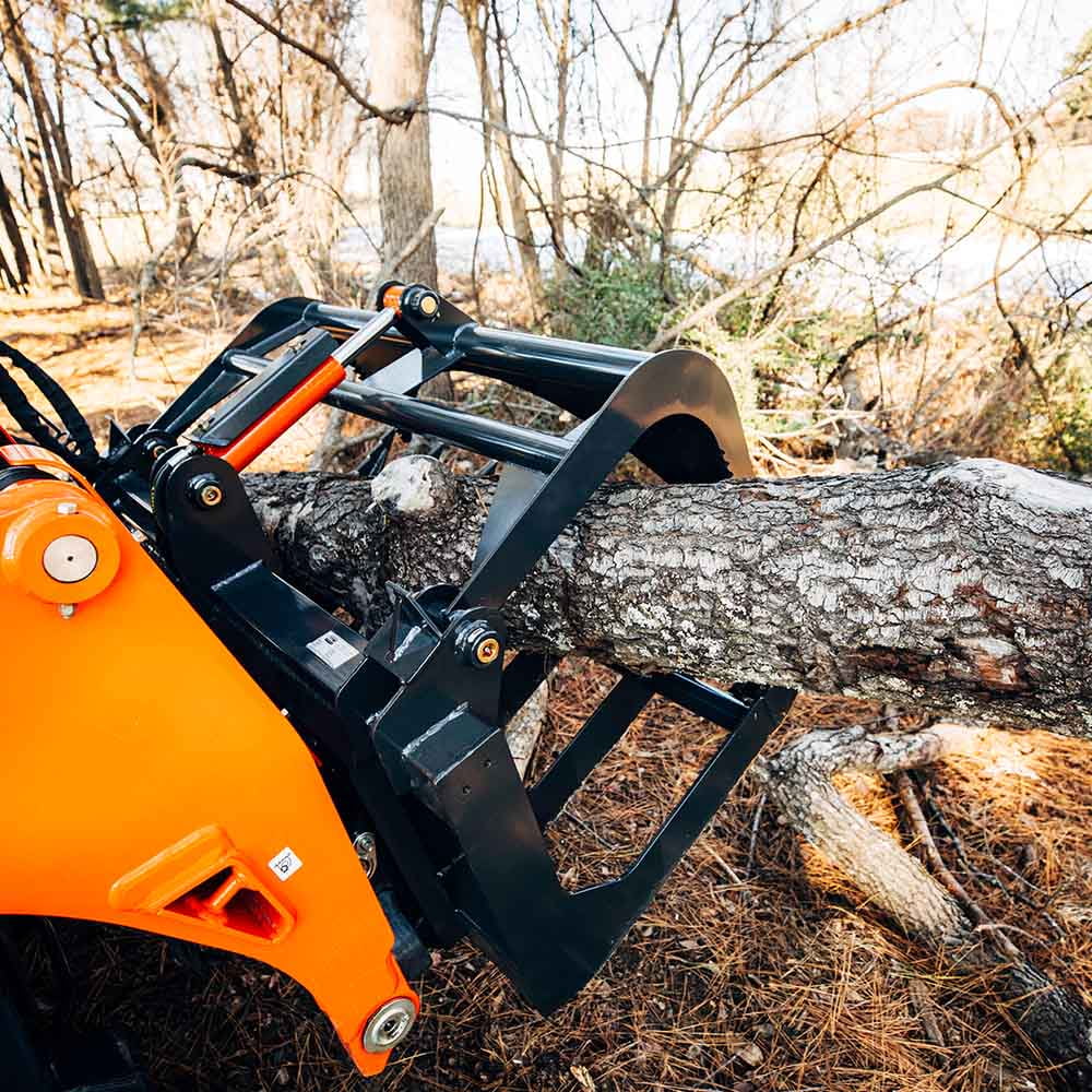 Titan Attachments 48" Grade 50 Economy Series Root Grapple Bucket, SSQA Quick Tach Connection