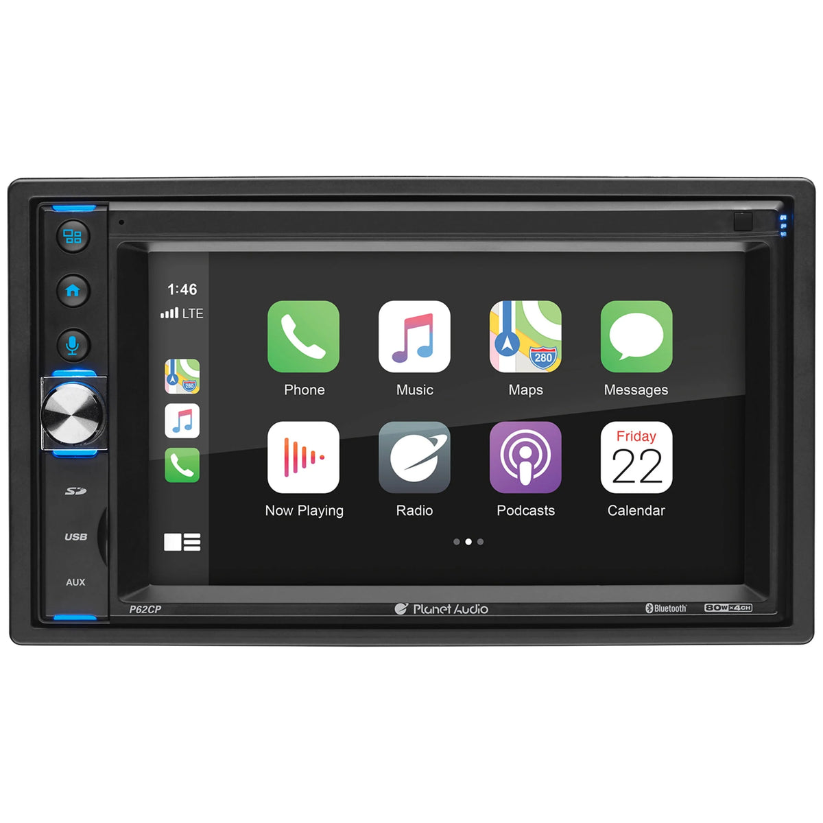 Planet Audio P62CP 6.2” Car Stereo - Apple CarPlay