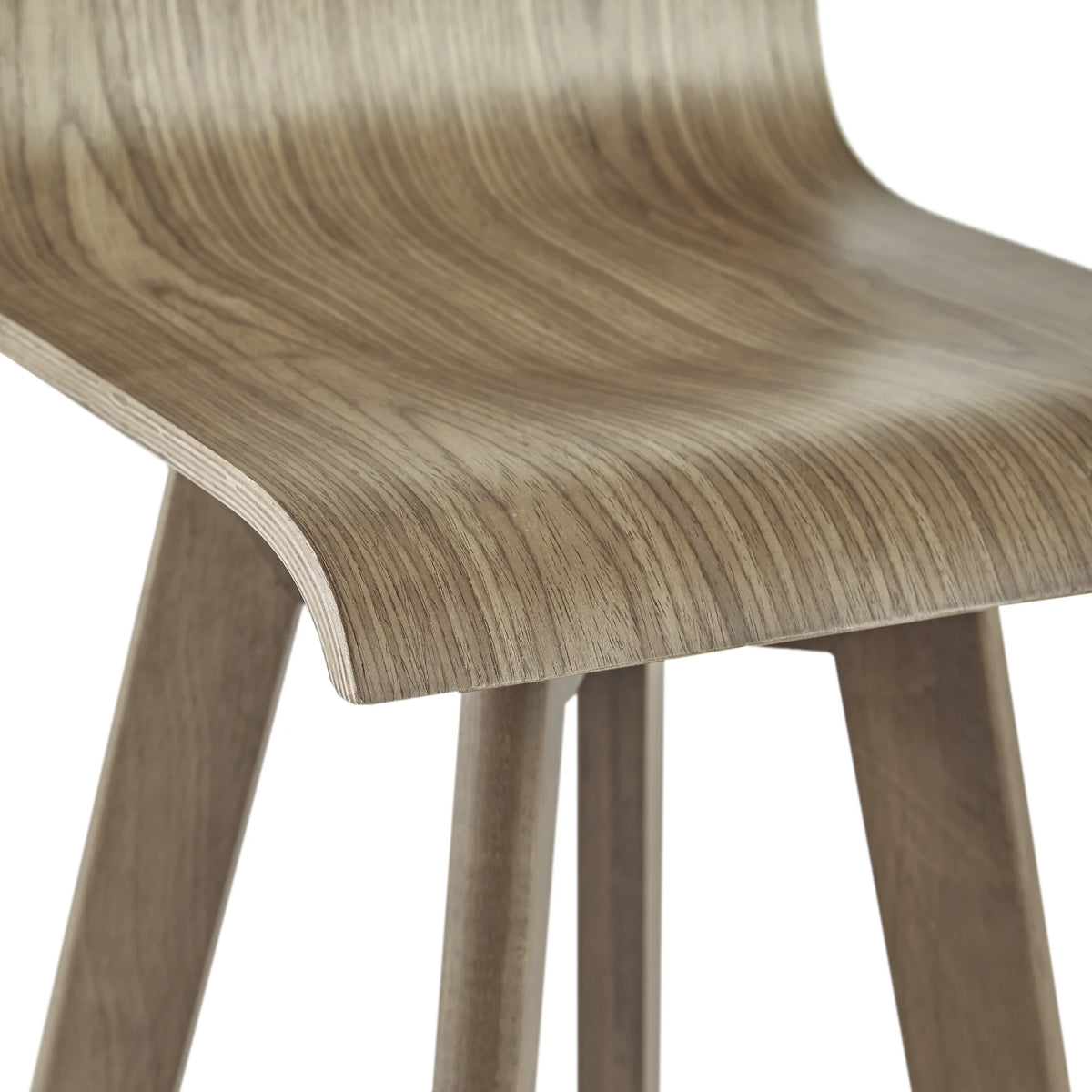 Weston Home Aleksi Modern Wood 29-inch Swivel Bar Stool, Set of 2, Natural