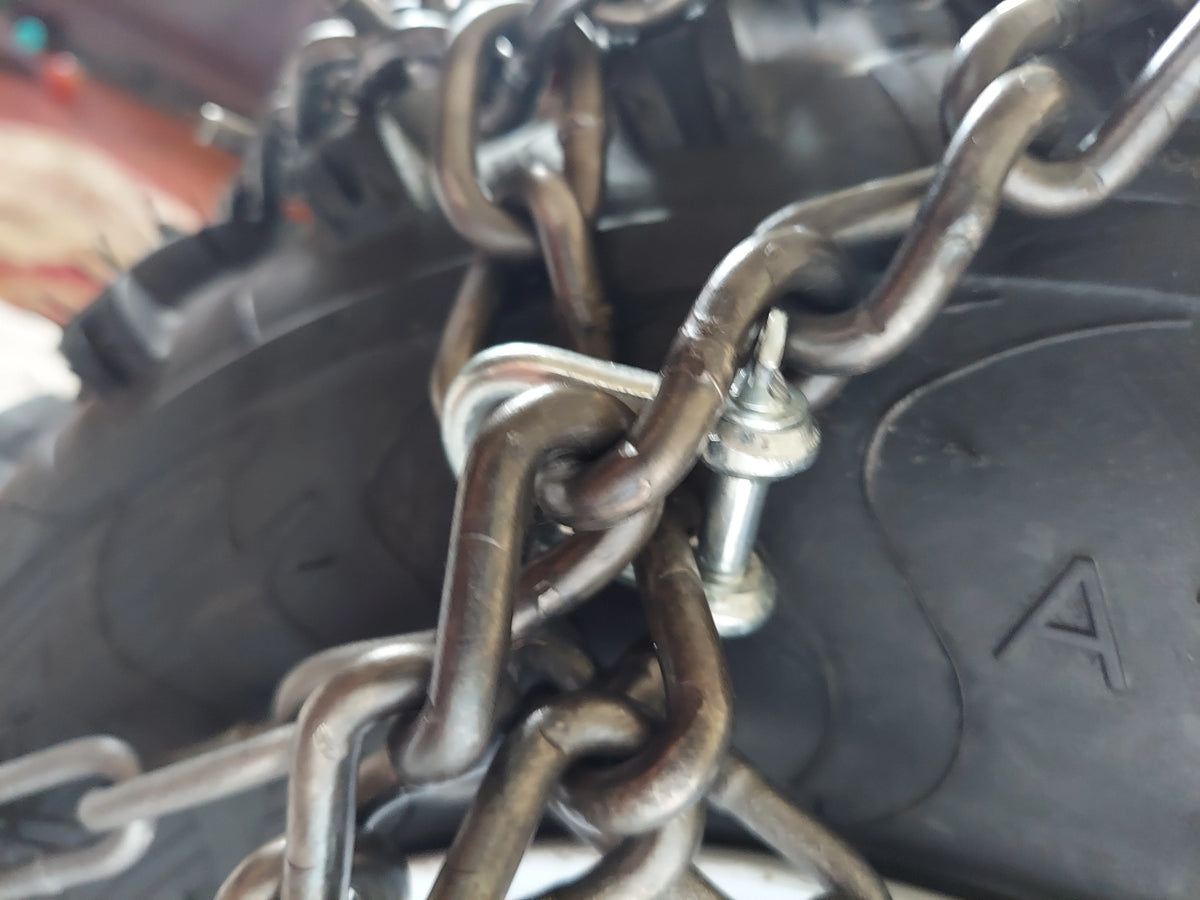 Grizzlar GTN-728 ATV Diamond Studded Tire Chains 26x9-12 26x10-12 26x10.5-14 26x12-10 27x10-12 27x9-10 27x9-12 28x10-12