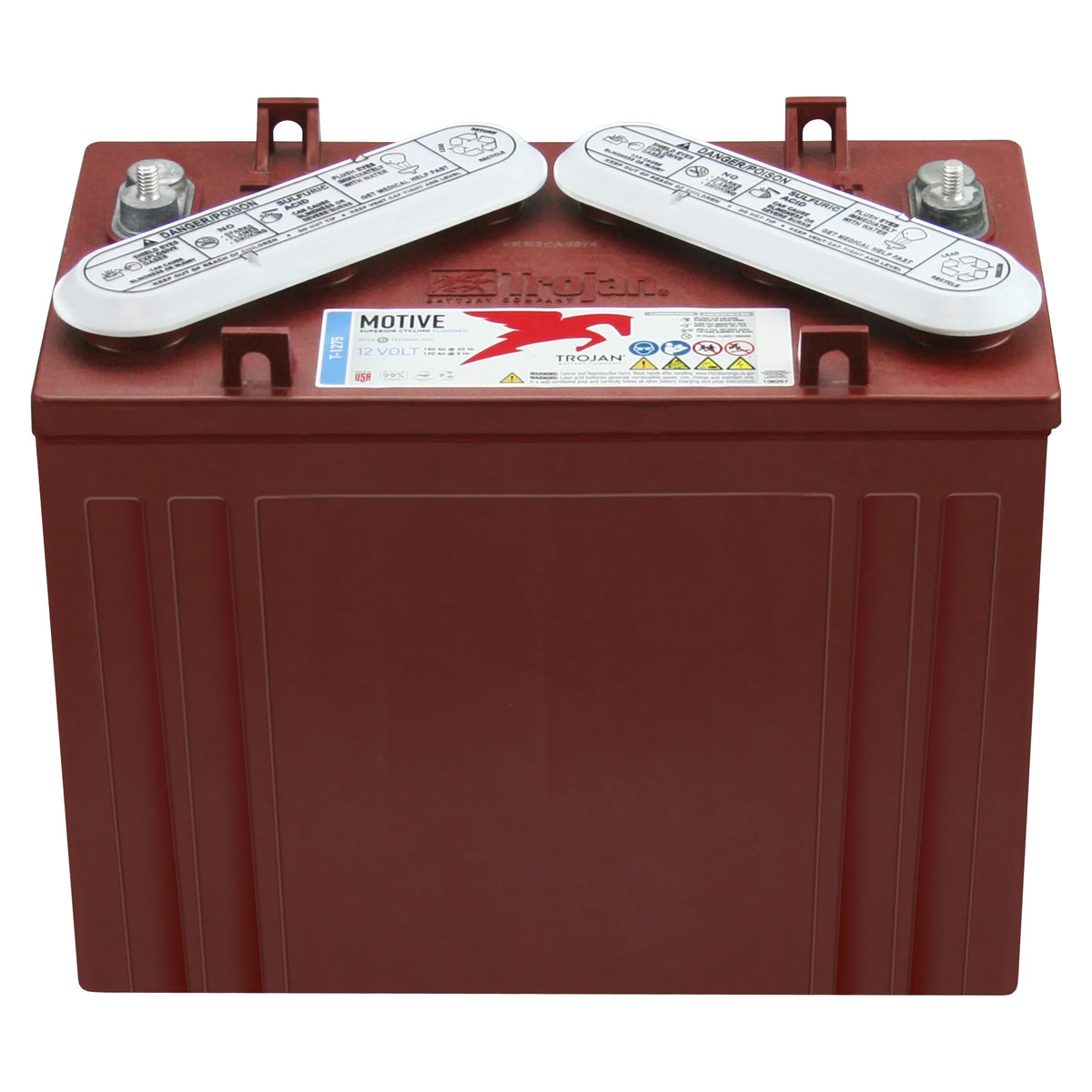 Trojan T-1275 12V 150Ah Flooded Lead Acid GC12 Deep Cycle Battery x6