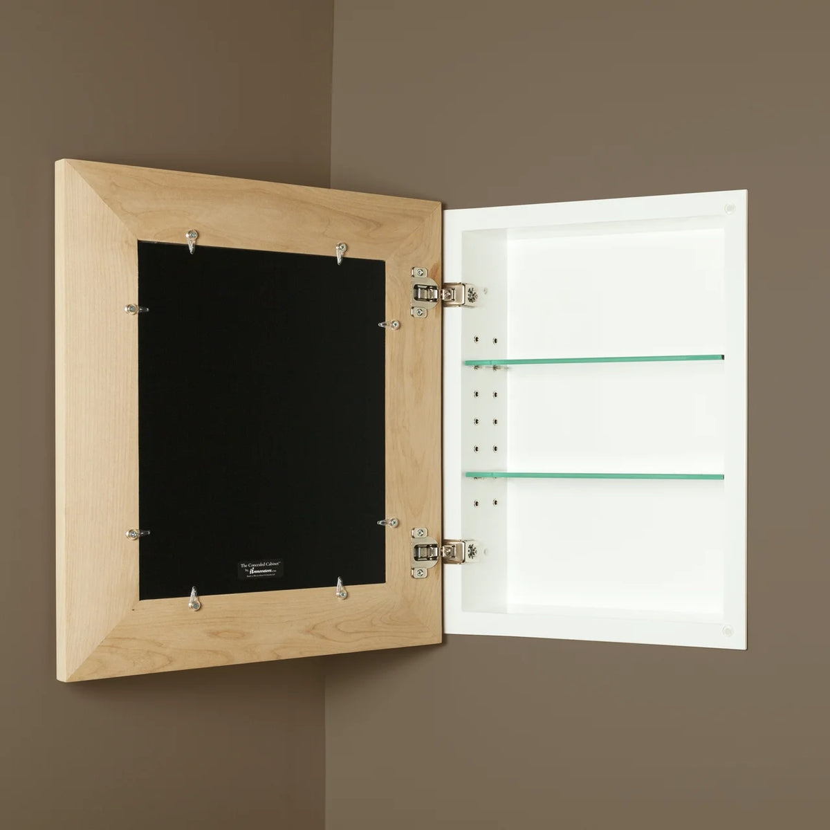14x18 Contemporary White Mirrored Medicine Cabinet by Fox Hollow Furnishings