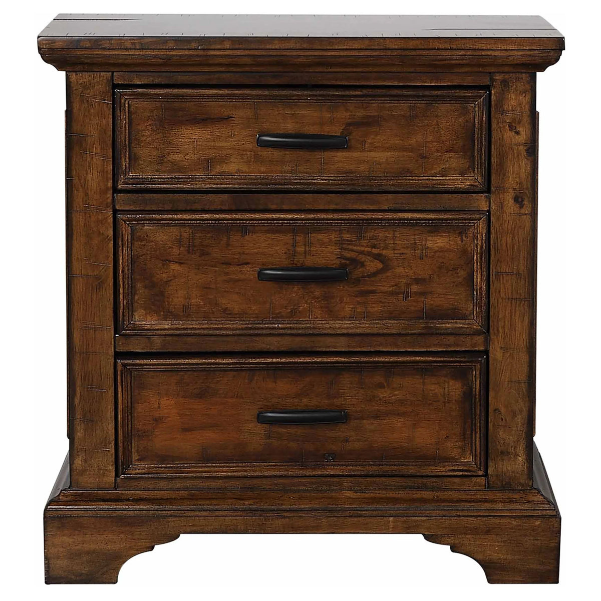 Elk Grove 4-piece California King Storage Bedroom Set Vintage Bourbon