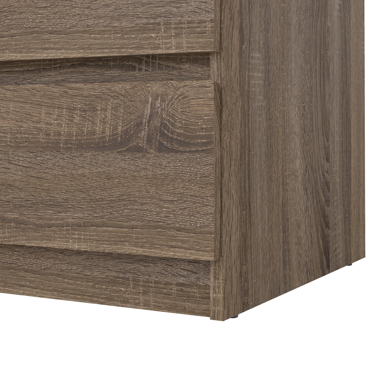 Tvilum Scottsdale 3 Drawer Chest Dresser for Adults, White High Gloss