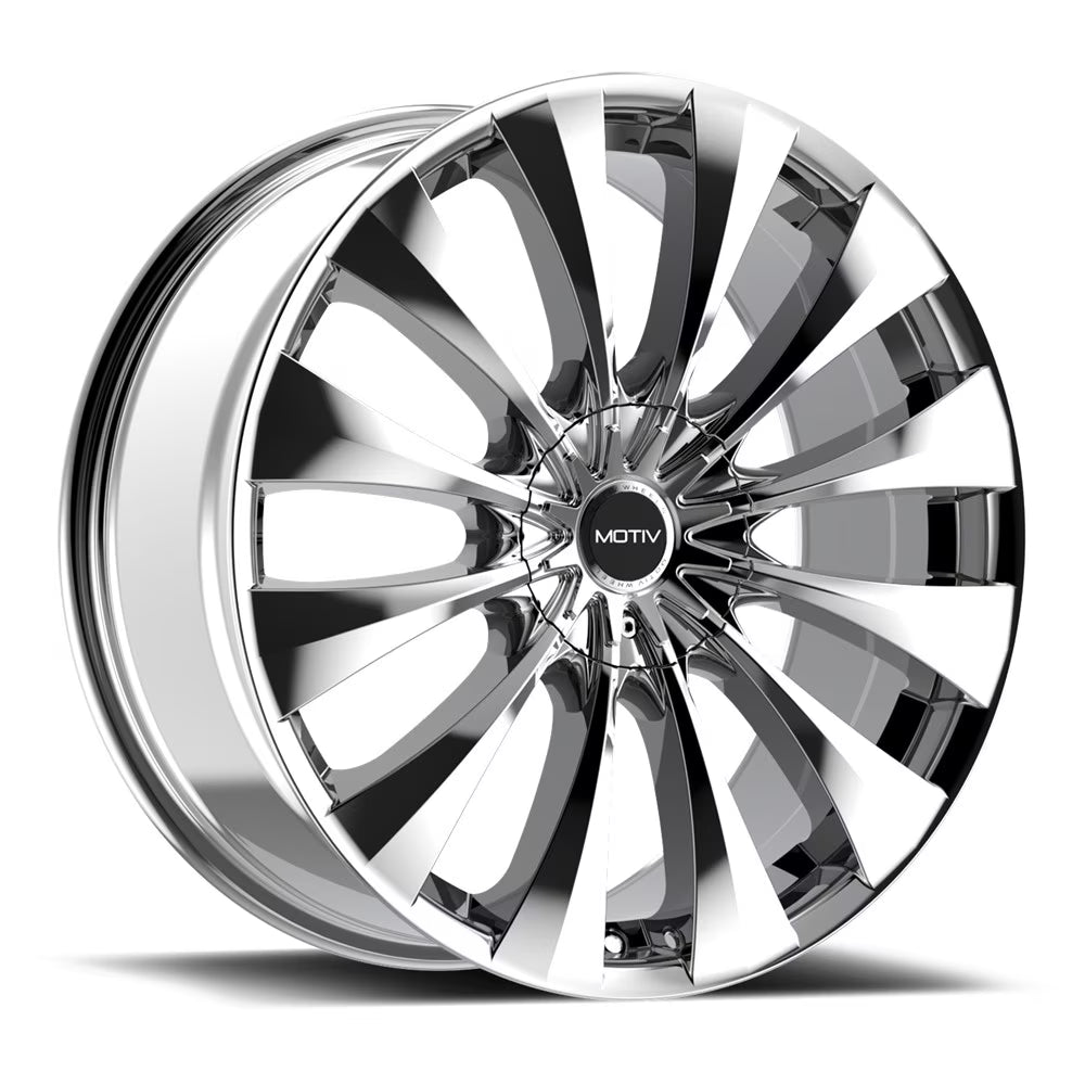 20x8.5 Motiv 436C Chrome Plated Wheel 5x4.5 (40mm)