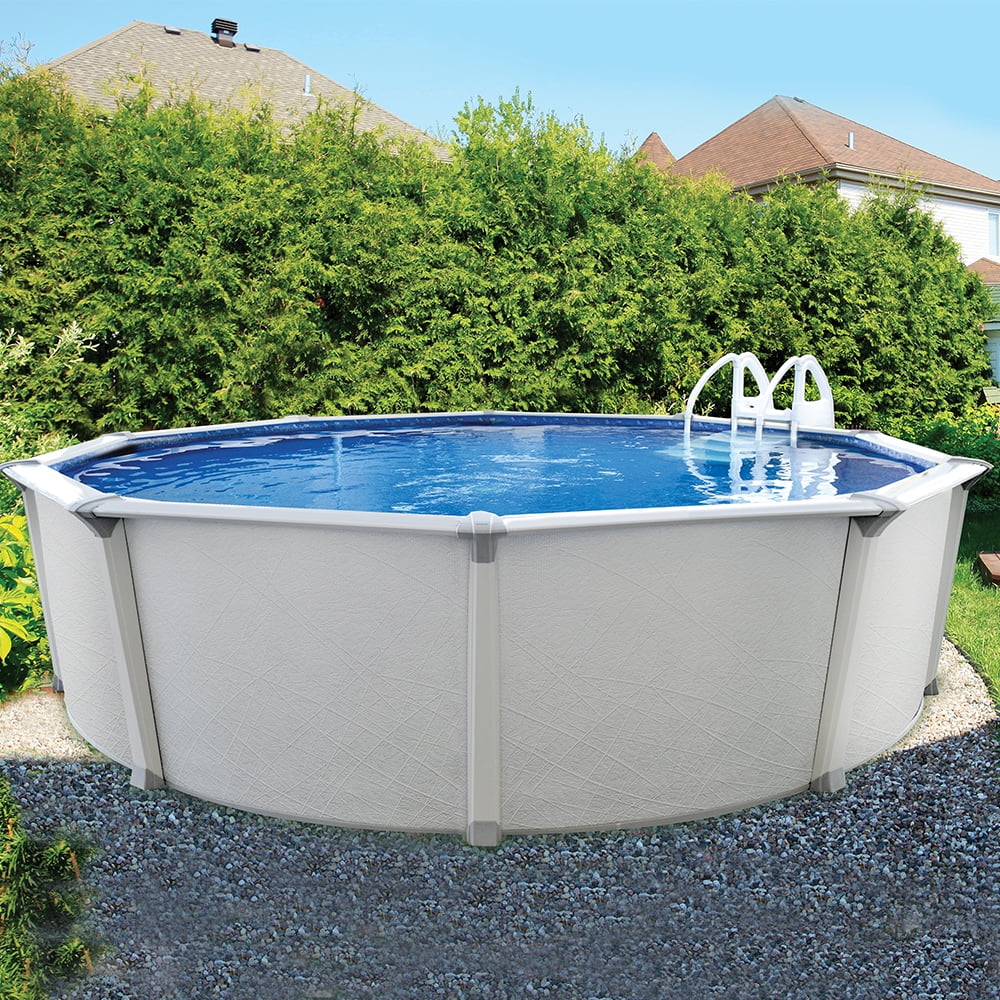 Aquarian Pools Fuzion Series 24' x 52" Round Above Ground Swimming Pool