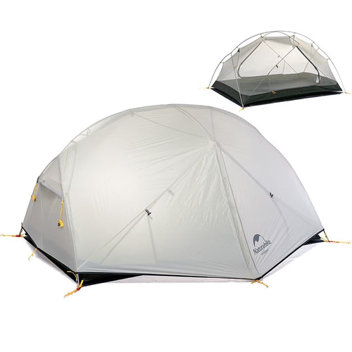 Naturehike Mongar Backpacking Camping Tent 2 Person Lightweight Waterproof with Footprint