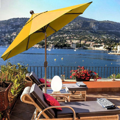 EliteShade 9Ft Market Umbrella Patio Outdoor Table Umbrella��Teal��
