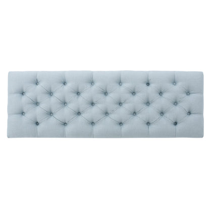 Noble House Hampton Contemporary Fabric Upholstered Storage Ottoman, White and Blue Floral