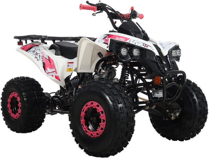 X-Pro Brand New 125cc Gas ATV, Automatic Transmission w/Reverse Electric Start Big 19"/18" Tires