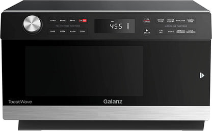 Galanz  4-in-1 ToastWave with TotalFry 360, Convection, Microwave, Toaster Oven, Air Fryer, 1000W,1.2 Cu.Ft, LCD Display, Cook, Sensor Reheat, Stainless Steel
