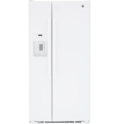 General Electric Side by Side Freestanding Refrigerator, Black
