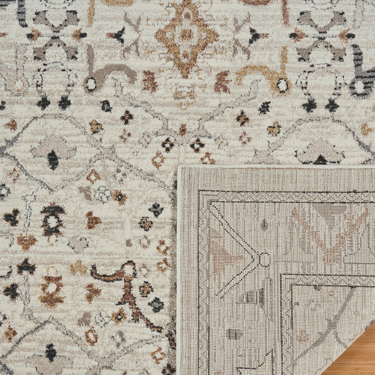 Solaris Area Rug, Ayana Ivory, 7’10” x 10’