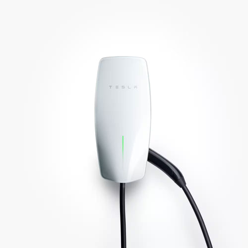 Tesla Universal Wall Connector - Electric Vehicle (EV) NACS / J1772 Charger with Dual Plug Type - Compatible for All North American EVs - Level 2 - up to 48A with 24' Cable