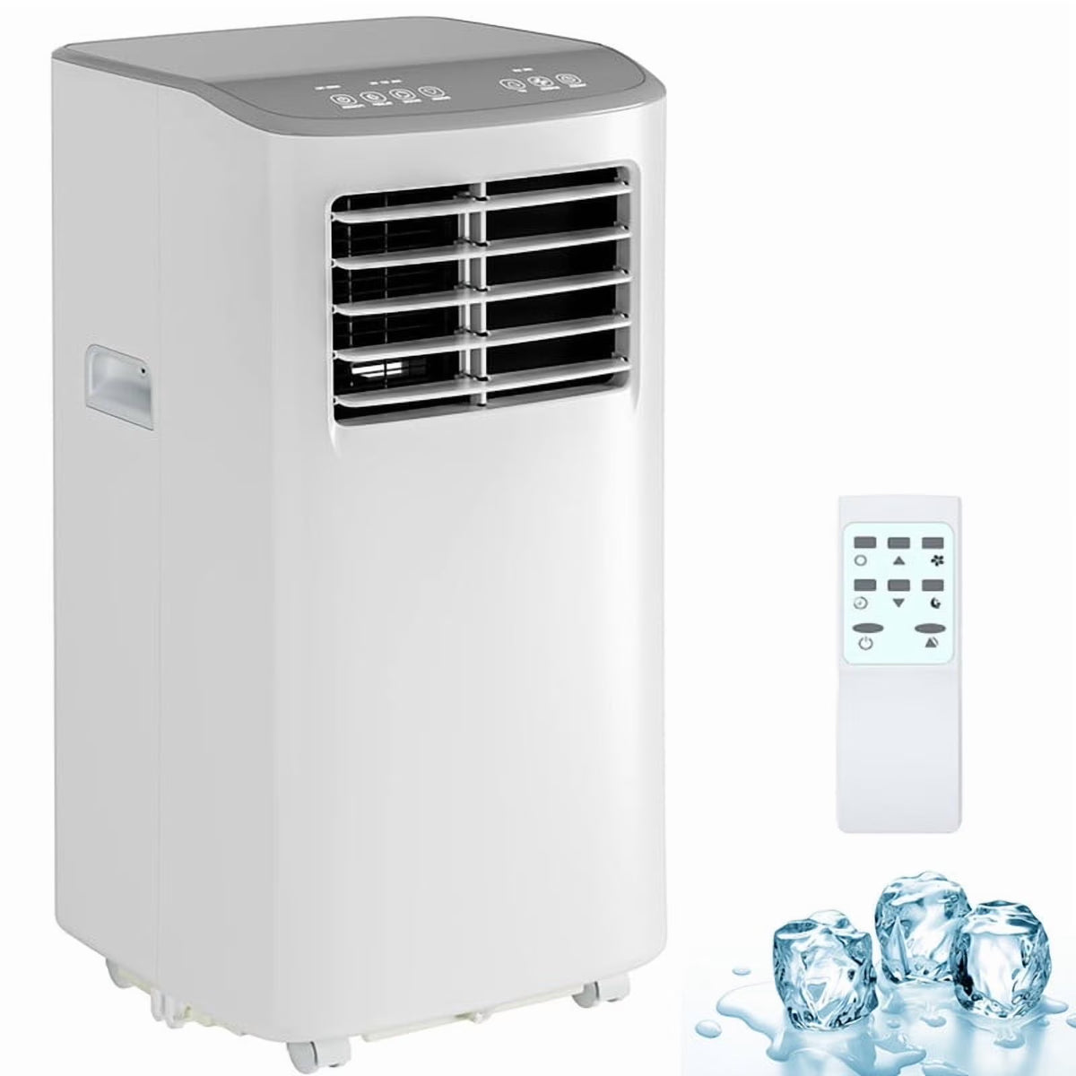 EastVita 8,000 BTUs Portable Air Conditioner, Room Air Conditioner, 3-in-1 Cooling AC Portable Air Conditioner with Fan & Dehumidifier, Standing AC, Ventless Floor AC