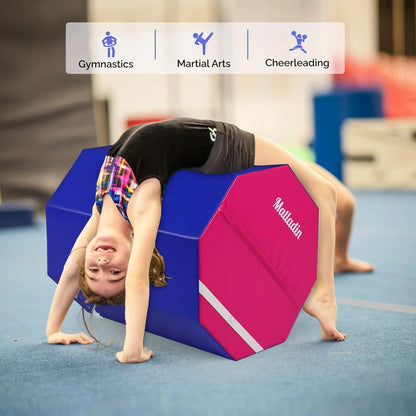 Matladin Octagon Gymnastics Skill Shapes, PVC Pink, 9.7 lb
