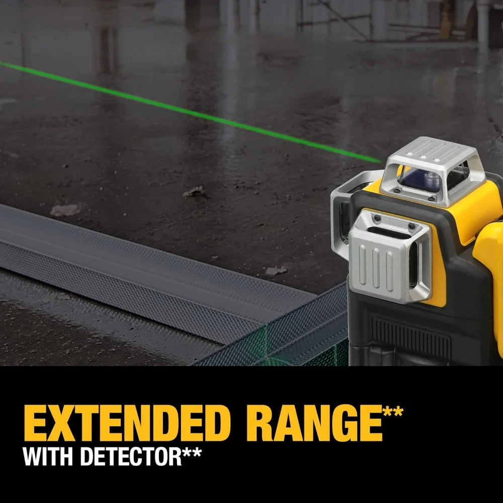 DeWalt? DW089LG 12V Max Laser Level, 3-Way 360 Green Degrees Professional Architectural Laser, Rotary and Linear Laser Levels???for Laser for Home Renovation Layout or Architectural Design