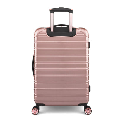 iFLY Hardside Fibertech 3.0 2 Piece Set, 20" Carry-on and 28" Checked Luggage, Gadget Gray