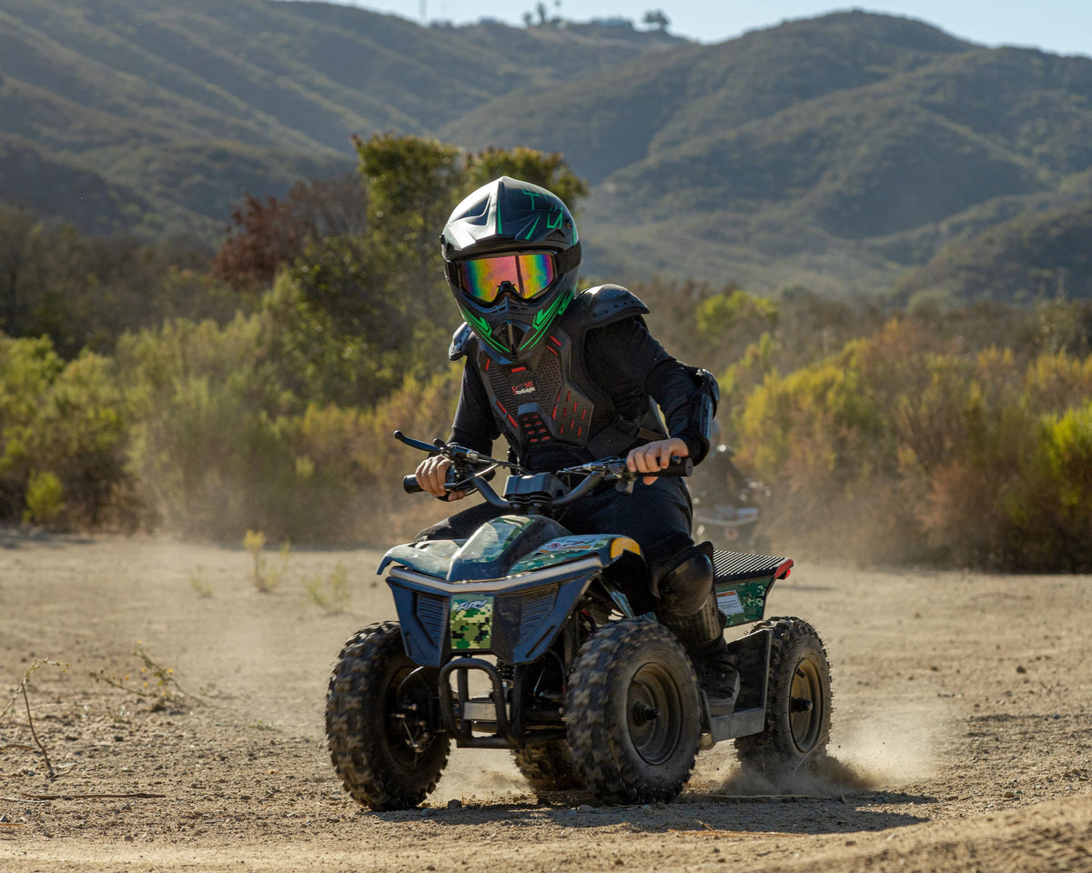 Droyd Fury Electric Youth ATV, 36V 500W Brushless Motor, Dual Suspension, Max Speed 15 mph, Offroad