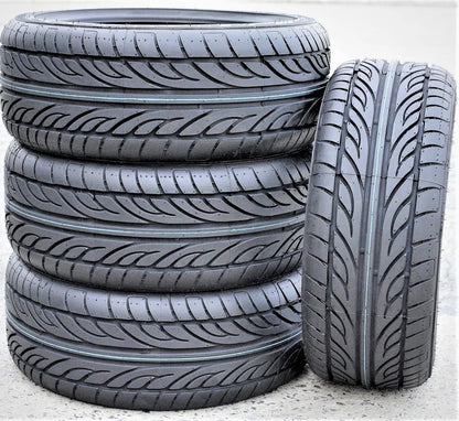 Pair of 2 (TWO) Forceum Hena 205/40R17 ZR 84W XL A/S High Performance All Season Tires Fits: 2014-19 Ford Fiesta ST, 2012 Fiat 500 Abarth