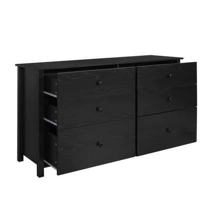 VEIKOUS Oversized 5-Drawer Dresser Chest, Large Storage Dresser for Bedroom Storage, Oak