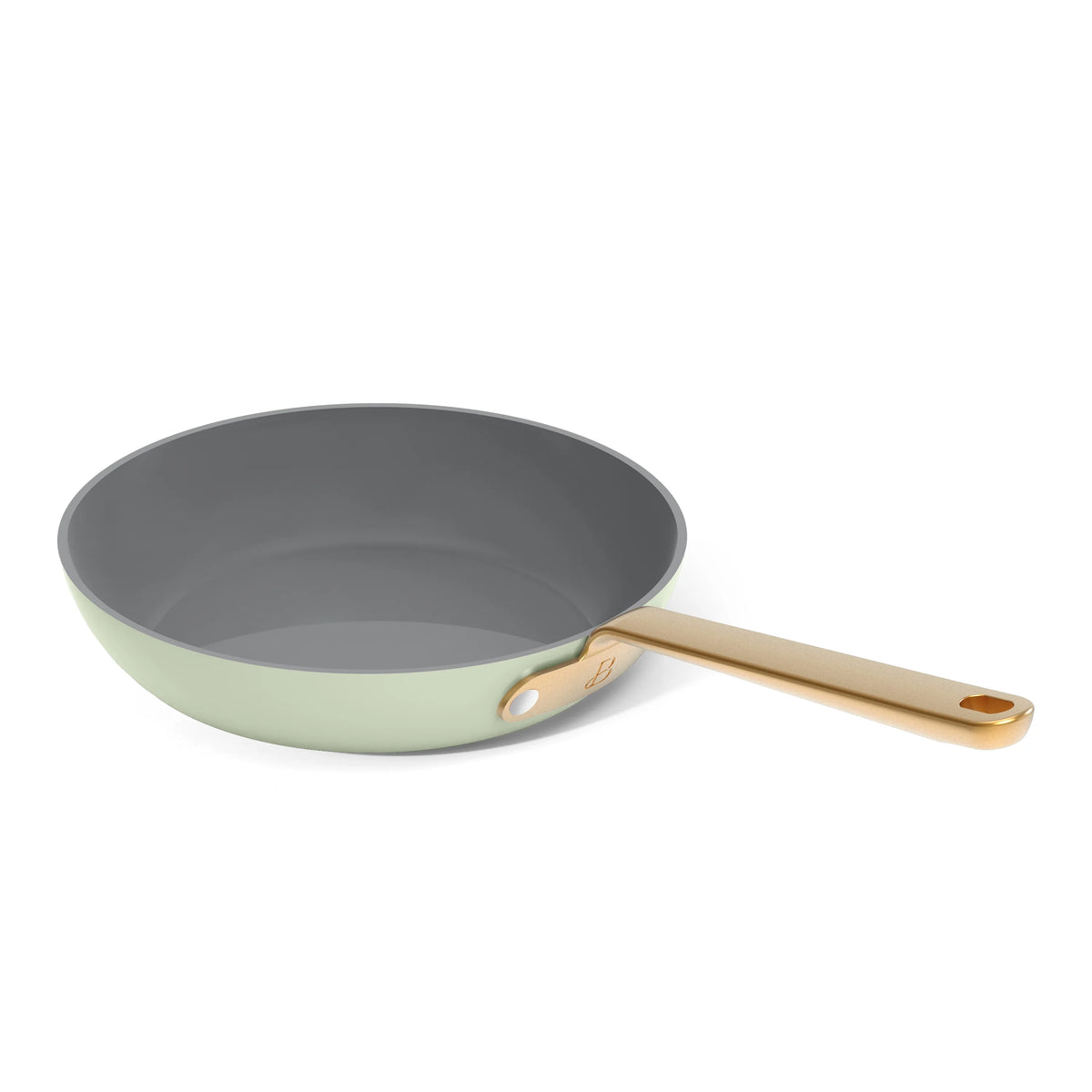 Beautiful 12pc Ceramic Non-Stick Cookware Set with Strainer Lids, White Icing by Drew Barrymore