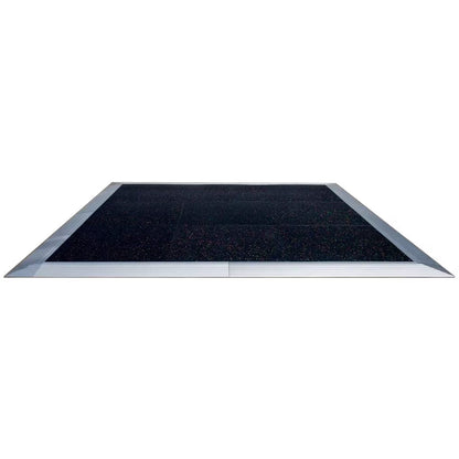 TentandTable Black Sparkle Portable Commercial Dance Floor - Indoor & Outdoor, 9 ft x 9 ft