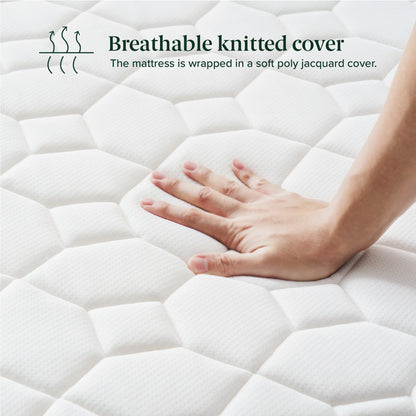 Mainstays 6" Innerspring Tight Top Mattress with Gel Foam, Twin