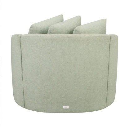 Beautiful Drew Accent Chair by Drew Barrymore, Cream Boucle