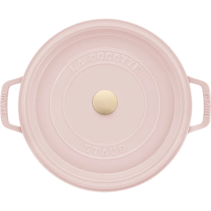 Staub Cast Iron 5.5-qt Round Cocotte - Cherry