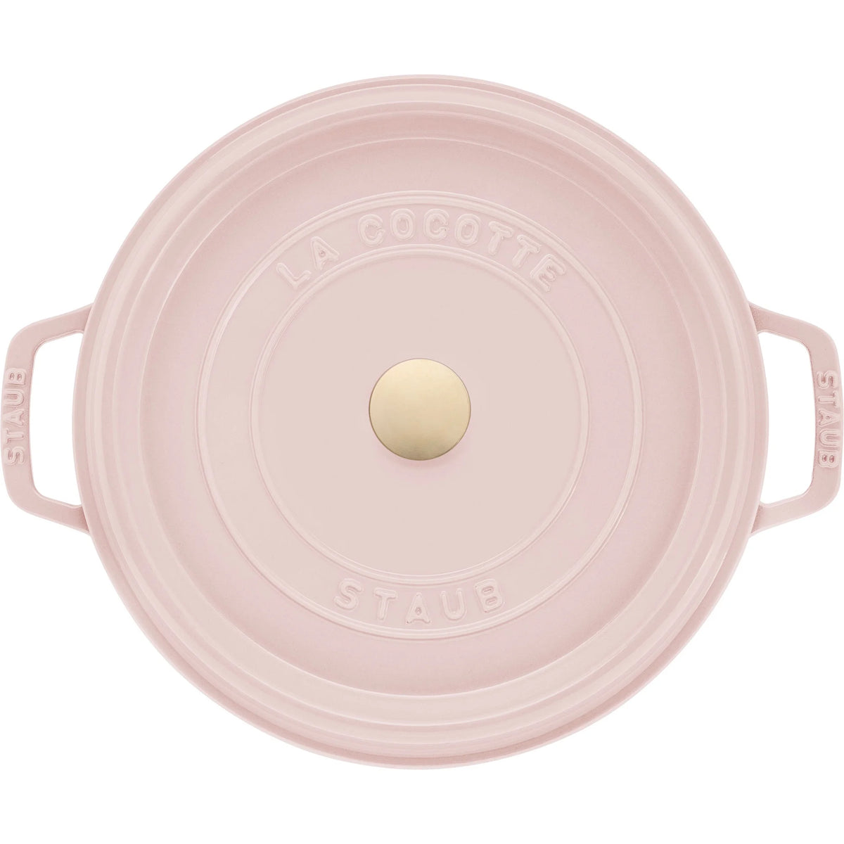 Staub Cast Iron 7-qt Round Cocotte - Grenadine