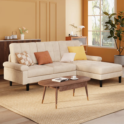 Lofka Sofa Couch with Large Storage Pockets and Soft Seats,Modern Loveseat Sofa for Apartment, Office, Bedroom,Deep Gray