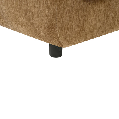 Christopher Knight Home 98.5" Curved Contemporary 3-Seat Sofa with Upholstered Plush Seating, Beige