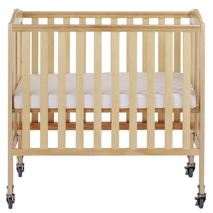 Dream On Me Birch 3-in-1 Folding Portable Mini Crib. Natural