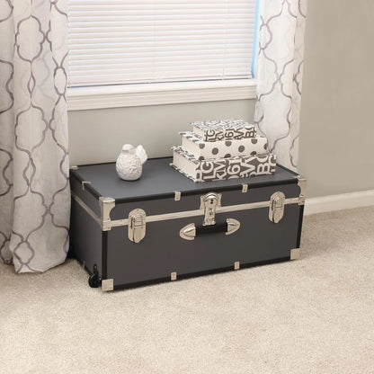 Seward Collegiate Collection Footlocker Trunk with Wheels