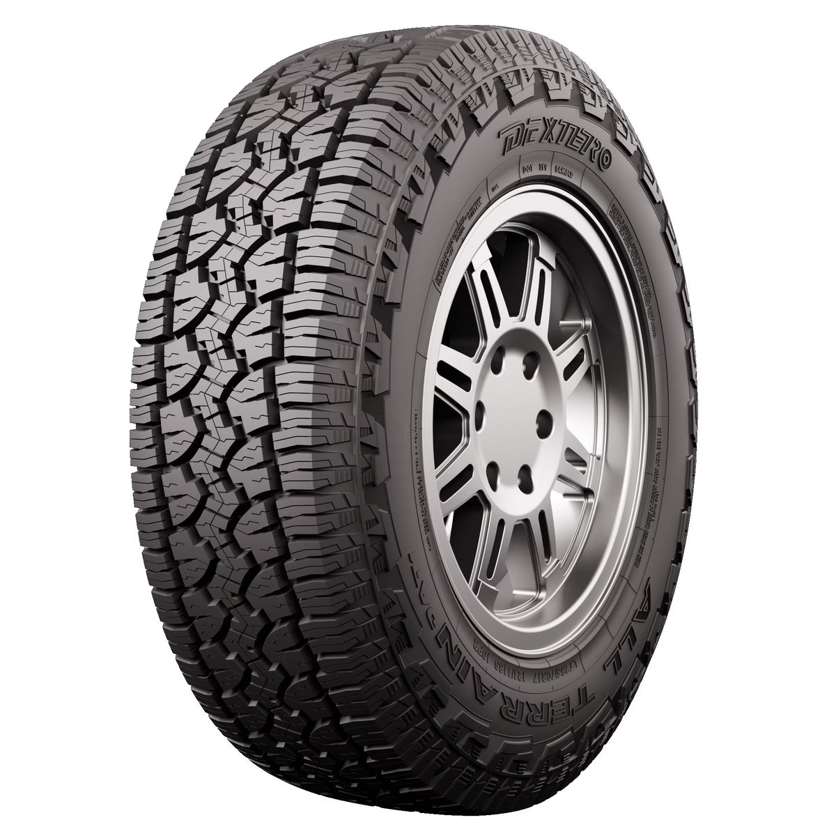 Dextero All Terrain DAT1 P265/70R17 113T Fits: 2014-18 Chevrolet Silverado 1500 WT, 2010-20 GMC Sierra 1500 SLE
